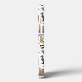 Color Symbols of Egypt Pattern Case-Mate iPhone Case (Achterkant / Links)