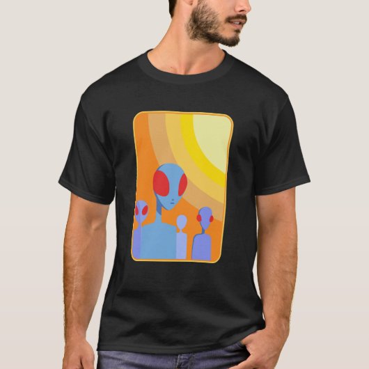 Color Theory Aliens T-shirt (Voorkant)