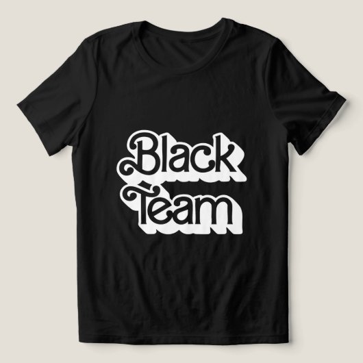 Color War Black Team Shirt (Design voorkant)