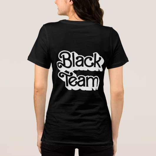 Color War Black Team Shirt (Achterkant)