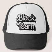 Color War Black Team Trucker Pet (Voorkant)