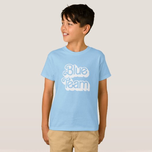 Color War Blue Team Shirt (Voorkant volledig)