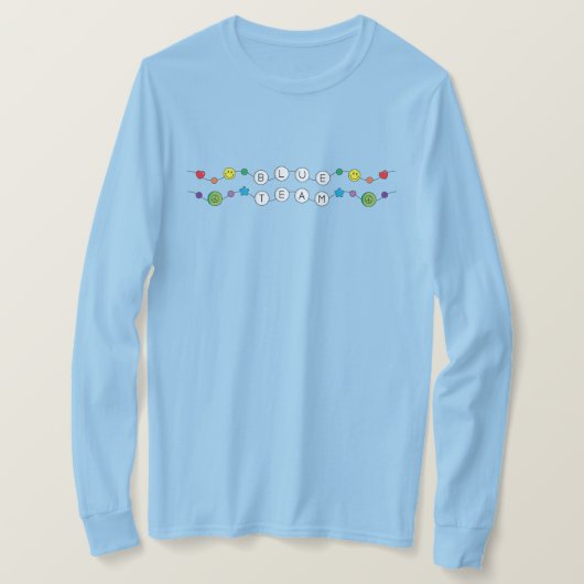 Color War Blue Team Shirt (Design voorkant)