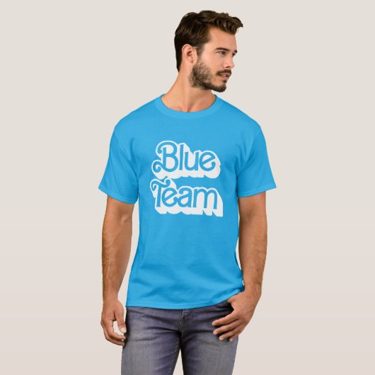 Color War Blue Team Shirt (Voorkant volledig)