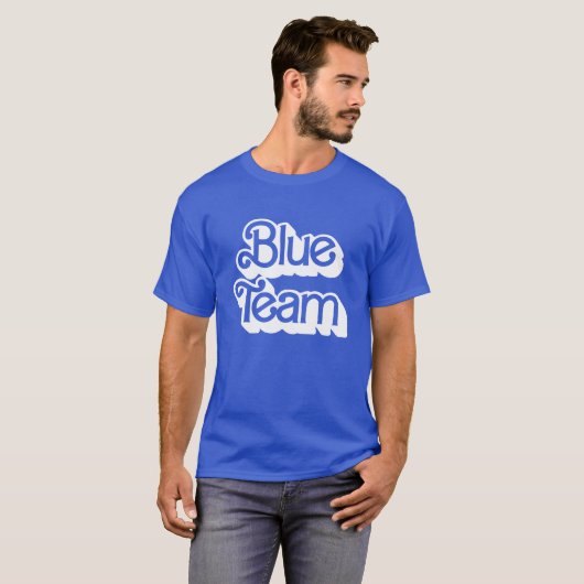 Color War Blue Team Shirt (Voorkant volledig)