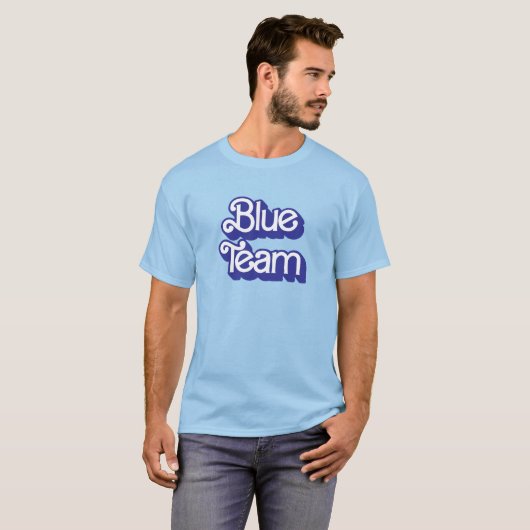 Color War Blue Team Shirt (Voorkant volledig)