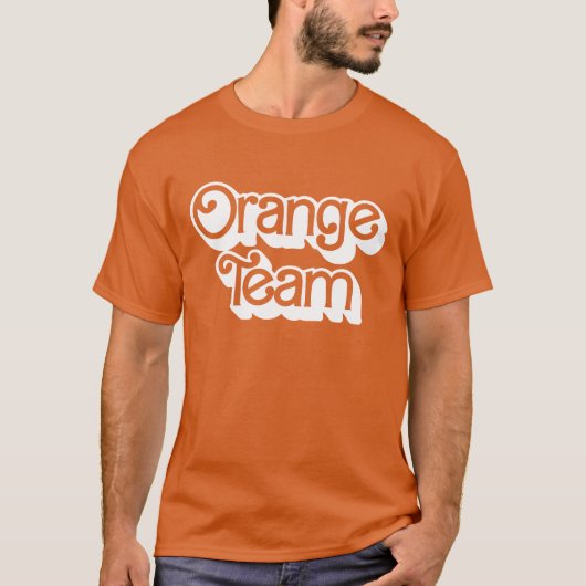 Color War Oranje Team Shirt (Voorkant)
