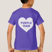 Color War Paarse Team Shirt (Achterkant)