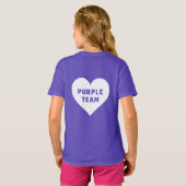 Color War Paarse Team Shirt (Achterkant volledig)