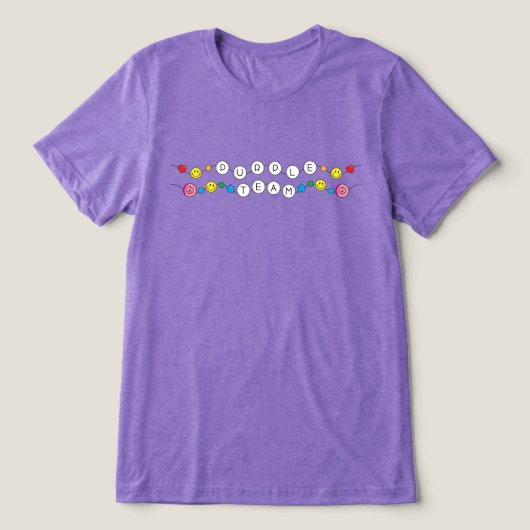 Color War Paarse Team Shirt (Design voorkant)