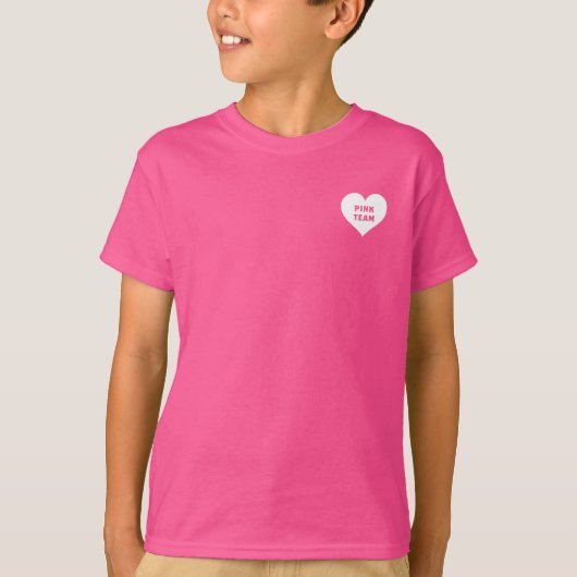 Color War Pink Team Shirt (Voorkant)