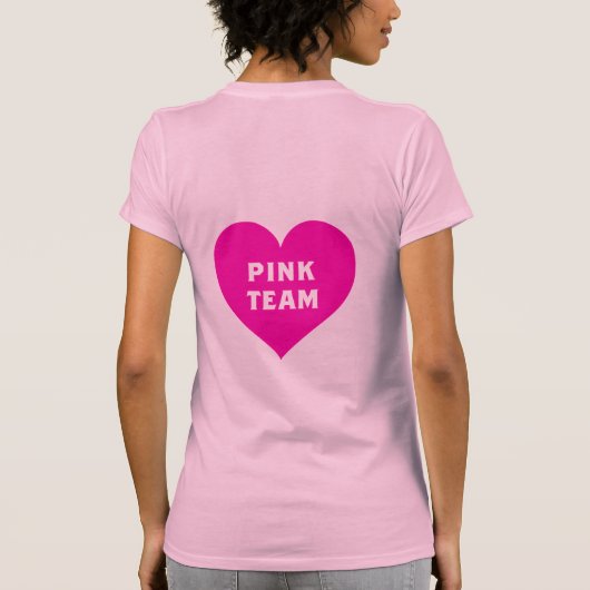 Color War Pink Team Shirt (Achterkant)
