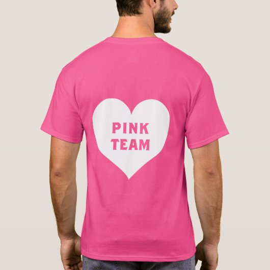 Color War Pink Team Shirt (Achterkant)