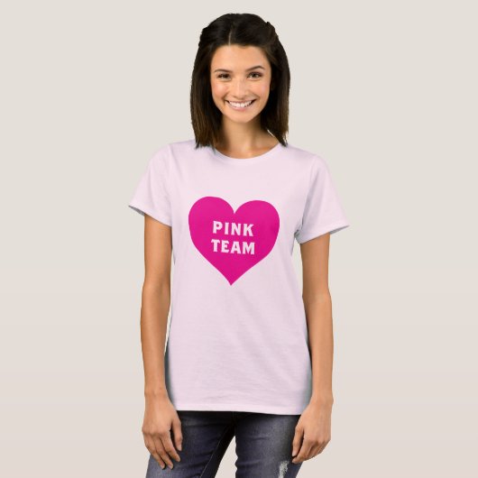 Color War Pink Team Shirt (Voorkant volledig)