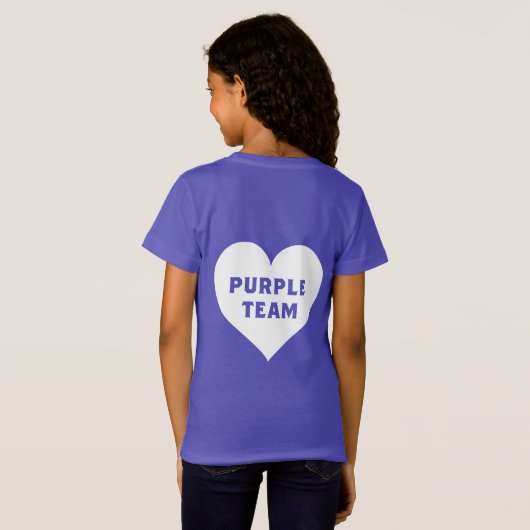 Color War Purple Team Shirt (Achterkant volledig)