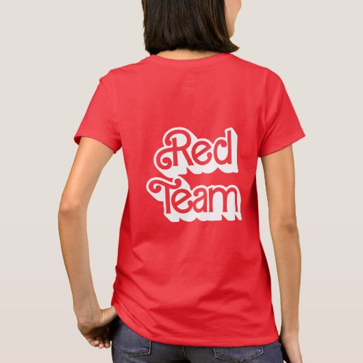 Color War Red Team Shirt (Achterkant)