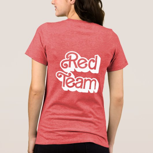 Color War Red Team Shirt (Achterkant)