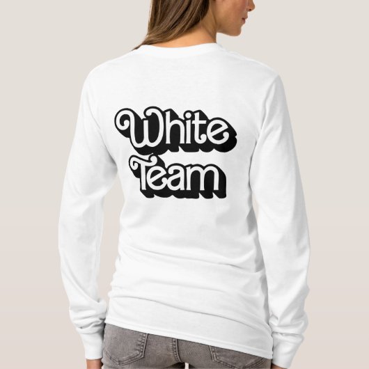 Color War White Team Shirt (Achterkant)