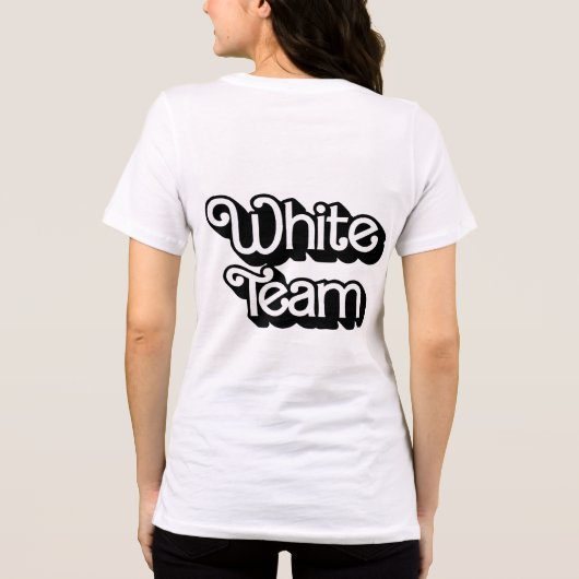 Color War White Team Shirt (Achterkant)
