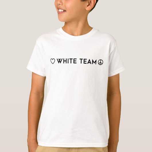 Color War White Team Shirt (Voorkant)