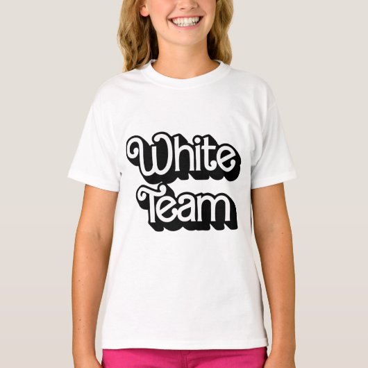 Color War White Team Shirt (Voorkant)