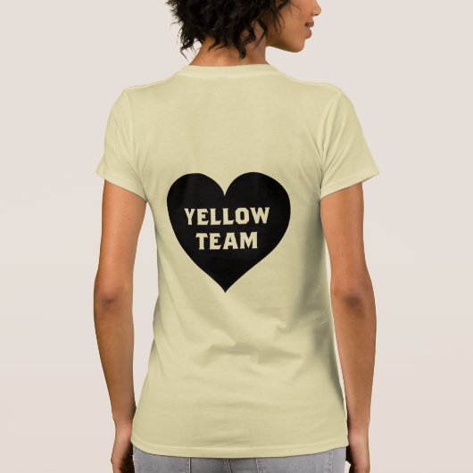 Color War Yellow Team Shirt (Achterkant)