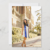 Color Wash Afstudeerder Party Kaart (Achterkant)