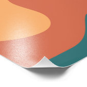 Color Wave Horizon Foto Afdruk (Hoek)