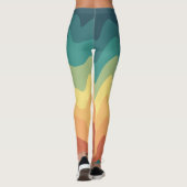Color Wave Horizon Leggings (Achterkant)