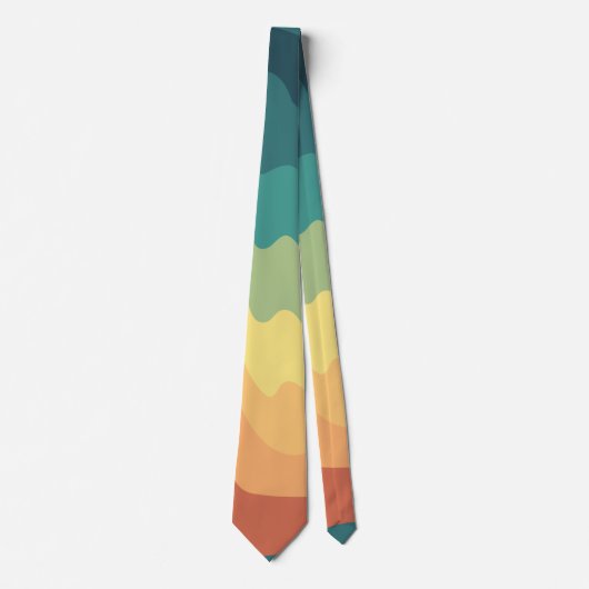 Color Wave Horizon Stropdas (Voorkant)