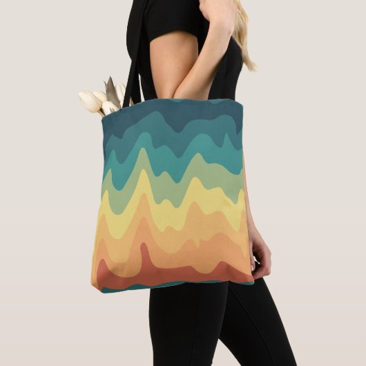 Color Wave Horizon Tote Bag (Dichtbij)