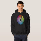 Color Wheel Artistic Artist Cute Fun Beautiful Hoodie (Voorkant volledig)