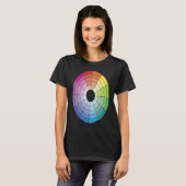 Color Wheel Artistic Artist Cute Fun Beautiful T-shirt (Voorkant volledig)