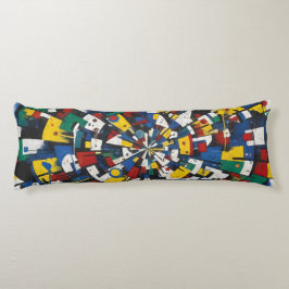 Color Wheel of Expressions Lichaamskussen