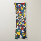 Color Wheel of Expressions Lichaamskussen (Achterkant (Verticaal))