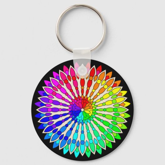 Color Wheel™ Sleutelhanger (Voorkant)