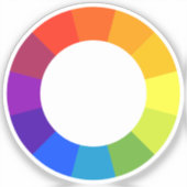 Color Wheel Sticker (Voorkant)