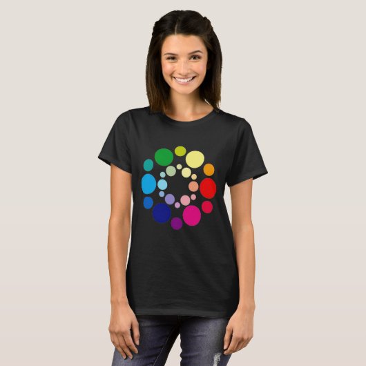 Color Wheel T Shirt (Voorkant volledig)