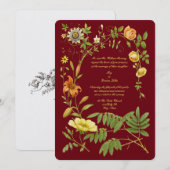 Color Wildflowers Border Kaart (Voorkant / Achterkant)