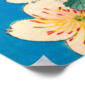 Color Woodblock Print of Dogwood Blossom (Hoek)