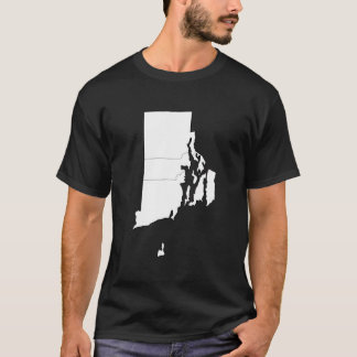 Color Your Own Rhode Island Rv Camg Counties Map T-shirt