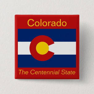 Coloradan Flag Button