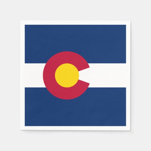 Coloradan Flag, Flag of Colorado Servet (Voorkant)
