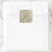 Colorado 12 vierkante sticker (Tas)