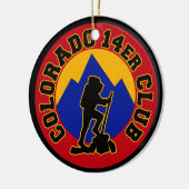 Colorado 14er Club Keramisch Ornament (Links)