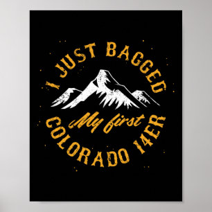 Colorado 14er Mijn eerste Fourteener Wandel Klimme Poster