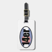 Colorado 14ers bagagelabel (Voorkant verticaal)