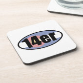 Colorado 14ers bier onderzetter (Linkerzijde)