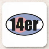 Colorado 14ers bier onderzetter (Voorkant)