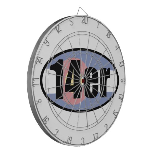 Colorado 14ers dartbord (Voorkant Links)